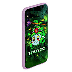 Чехол iPhone XS Max матовый Hades Dusa Gorgon, цвет: 3D-сиреневый — фото 2