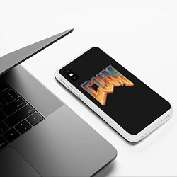 Чехол iPhone XS Max матовый Doom Gachi Remix, цвет: 3D-белый — фото 2