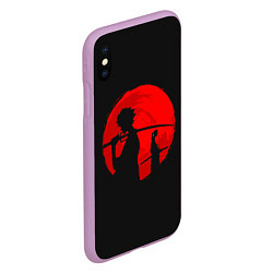 Чехол iPhone XS Max матовый Samurai Sunset, цвет: 3D-сиреневый — фото 2