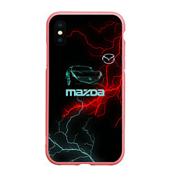 Чехол iPhone XS Max матовый Mazda