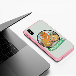 Чехол iPhone XS Max матовый The Root Pack, цвет: 3D-баблгам — фото 2
