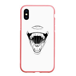 Чехол iPhone XS Max матовый Sukunas Laugh, цвет: 3D-баблгам