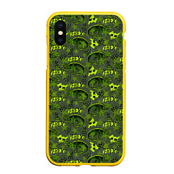 Чехол iPhone XS Max матовый Динозавры T-rex