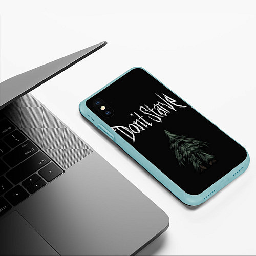 Чехол iPhone XS Max матовый Энт / 3D-Мятный – фото 3