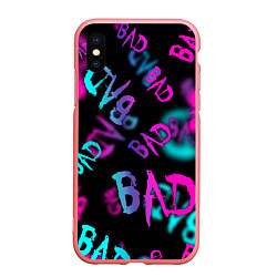 Чехол iPhone XS Max матовый BAD, цвет: 3D-баблгам