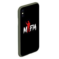 Чехол iPhone XS Max матовый Mafia, цвет: 3D-темно-зеленый — фото 2