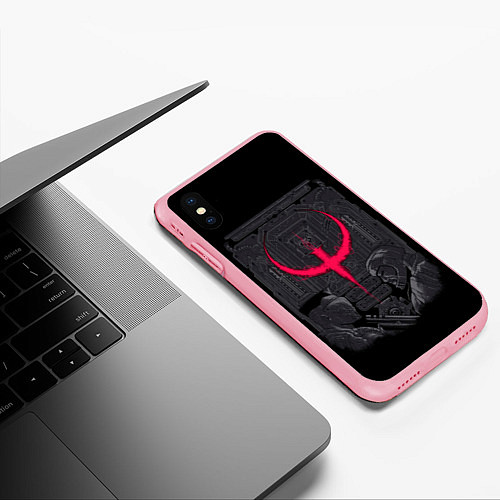 Чехол iPhone XS Max матовый Quake tournament / 3D-Баблгам – фото 3