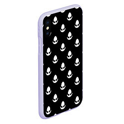 Чехол iPhone XS Max матовый Кимоно Хяккимару Дороро Z, цвет: 3D-светло-сиреневый — фото 2