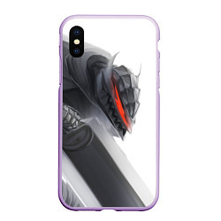 Чехол iPhone XS Max матовый Anime Berserk, цвет: 3D-сиреневый