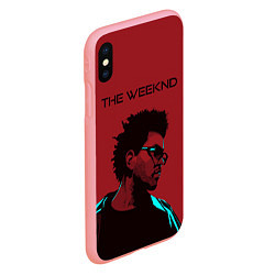 Чехол iPhone XS Max матовый The weeknd, цвет: 3D-баблгам — фото 2