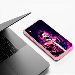 Чехол iPhone XS Max матовый The Weeknd, цвет: 3D-баблгам — фото 2