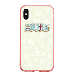 Чехол iPhone XS Max матовый Эмблемы One Piece Большой куш, цвет: 3D-баблгам