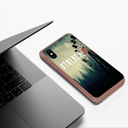 Чехол iPhone XS Max матовый СТАЛКЕРSTALKER 2 КУАРУСЕЛЬ, цвет: 3D-коричневый — фото 2