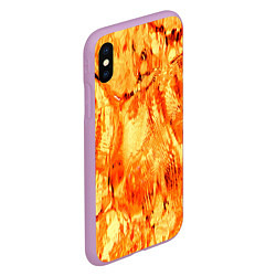 Чехол iPhone XS Max матовый Жаркая Пустыня, цвет: 3D-сиреневый — фото 2