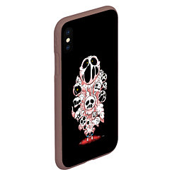 Чехол iPhone XS Max матовый В голове Айзека, цвет: 3D-коричневый — фото 2