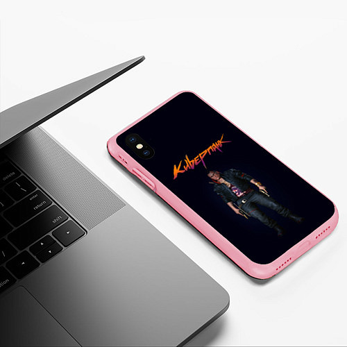 Чехол iPhone XS Max матовый CYBERPUNK 2077 КИБЕРПАНК Z / 3D-Баблгам – фото 3