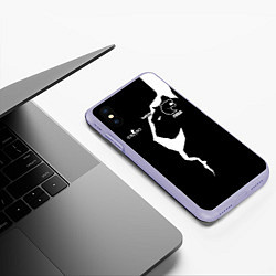 Чехол iPhone XS Max матовый Форма FURIA Форма СS:GO, цвет: 3D-светло-сиреневый — фото 2