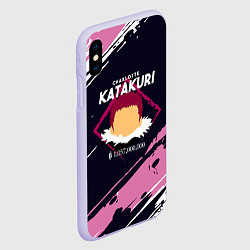 Чехол iPhone XS Max матовый Шарлотта Катакури One Piece, цвет: 3D-светло-сиреневый — фото 2