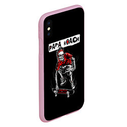 Чехол iPhone XS Max матовый Skater boy, цвет: 3D-розовый — фото 2