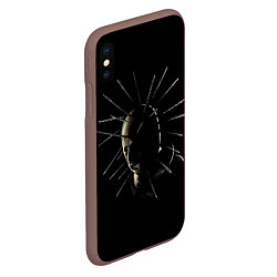 Чехол iPhone XS Max матовый Craig Jones, цвет: 3D-коричневый — фото 2