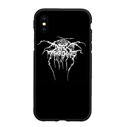 Чехол iPhone XS Max матовый Darkthrone, цвет: 3D-черный