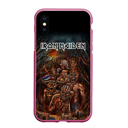 Чехол iPhone XS Max матовый IRON MAIDEN АЙРОН МЕЙДЕН Z