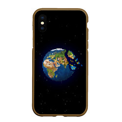 Чехол iPhone XS Max матовый Разрушение земли!