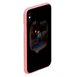 Чехол iPhone XS Max матовый Minecraft: в Поисках Счастья, цвет: 3D-баблгам — фото 2