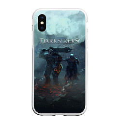 Чехол iPhone XS Max матовый Darksiders Гнев Войны Z, цвет: 3D-белый