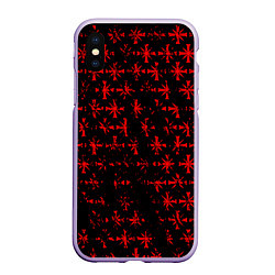 Чехол iPhone XS Max матовый FAR CRY 5 СЕКТАНТЫ ГРЕШНИК, цвет: 3D-светло-сиреневый