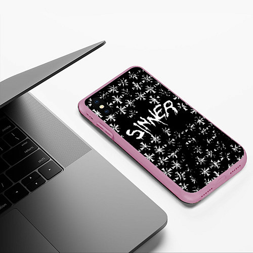 Чехол iPhone XS Max матовый FAR CRY 5 ГРЕШНИК SINNER / 3D-Розовый – фото 3
