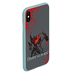 Чехол iPhone XS Max матовый Darksiders Гнев Войны Z, цвет: 3D-мятный — фото 2