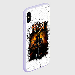 Чехол iPhone XS Max матовый Ария ПАЛАЧ, цвет: 3D-светло-сиреневый — фото 2