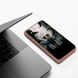 Чехол iPhone XS Max матовый Hollow Knight, цвет: 3D-коричневый — фото 2