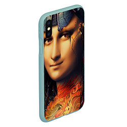 Чехол iPhone XS Max матовый Джоки навсегда, цвет: 3D-мятный — фото 2