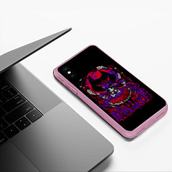 Чехол iPhone XS Max матовый Trio BabyMetal, цвет: 3D-розовый — фото 2