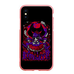 Чехол iPhone XS Max матовый Trio BabyMetal