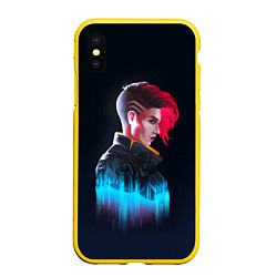 Чехол iPhone XS Max матовый Cyberpunk Girl