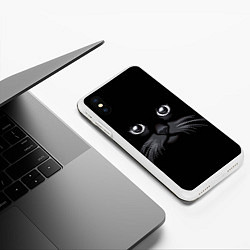 Чехол iPhone XS Max матовый Кот Журбей, цвет: 3D-белый — фото 2