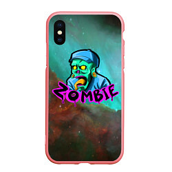 Чехол iPhone XS Max матовый ZOMBIE, цвет: 3D-баблгам