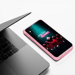 Чехол iPhone XS Max матовый Беспощадный Кальмар, цвет: 3D-баблгам — фото 2