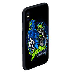 Чехол iPhone XS Max матовый Джолин Куджо, JoJos Bizarre Adventure, цвет: 3D-черный — фото 2