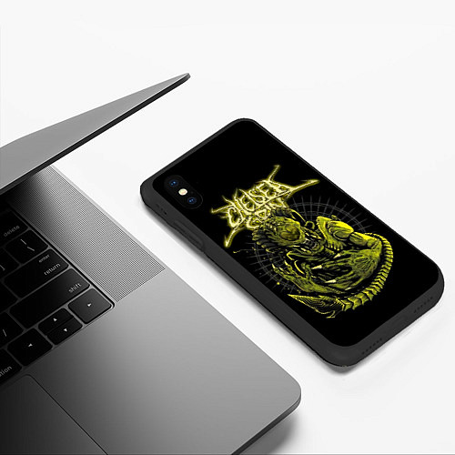 Чехол iPhone XS Max матовый Chelsea Grin - Self Inflicted / 3D-Черный – фото 3
