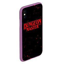 Чехол iPhone XS Max матовый DUNGEON MASTER BLOOD ГАЧИМУЧИ, цвет: 3D-фиолетовый — фото 2