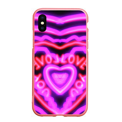 Чехол iPhone XS Max матовый Lover love