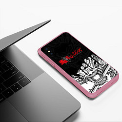 Чехол iPhone XS Max матовый TOKYO REVENGERS DRAKENАН, цвет: 3D-малиновый — фото 2