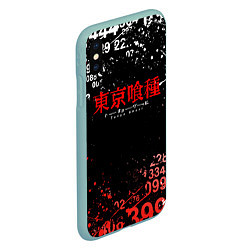 Чехол iPhone XS Max матовый TOKYO GHOUL МИНУС 7 ТОКИЙСКИЙ ГУЛЬ 1000-7, цвет: 3D-мятный — фото 2