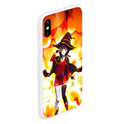 Чехол iPhone XS Max матовый MeguminKonoSuba, цвет: 3D-белый — фото 2