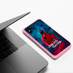 Чехол iPhone XS Max матовый Сериал Squid game Игра в кальмара, цвет: 3D-баблгам — фото 2