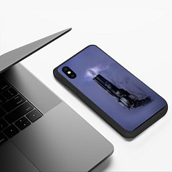 Чехол iPhone XS Max матовый DESTINY 2 КЕЙД 6 И ЕГО РЕВОЛЬВЕР, цвет: 3D-черный — фото 2